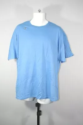 049X05 Champion T380 Performance Vapor Cotton Men's Shirt MD Blue • $14.29