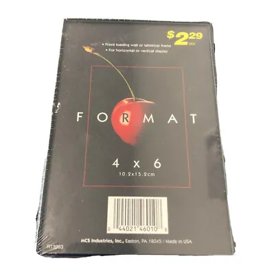 MCS Format Frame 4x6 Black Factory Sealed • $7.42