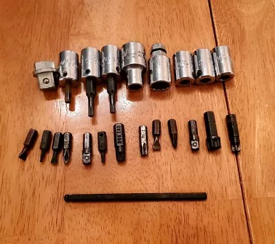 Mac Snap On Miscellaneous Bits Socket Holders Lot Of 23 • $77