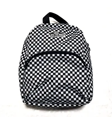 NWT VANS Off The Wall GOT THIS MINI BACKPACK Rare Micro Checkered BLACK WHITE • $55.52