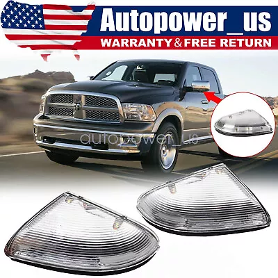 Front Mirror Turn Signal Puddle Light Lamp For 09-18 Dodge Ram 1500 & 10-14 2500 • $34.95