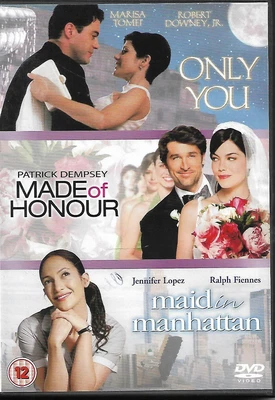 £3.40 • Buy Only You / Made Of Honour / Maid In Manhattan DVD 3 Romantic Comedies