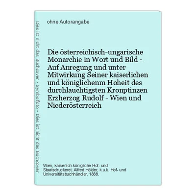 £90.55 • Buy The Austro-Hungarian Monarchy In Words And Pictures - On Suggestions And Below