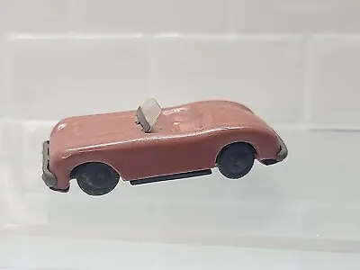 Asis Vintage 1950's Line Mar Toys Tin Litho Friction 4  MG Roadster Car Japan • $19.95