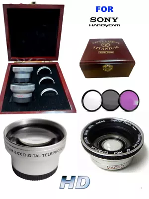 Fisheye Lens ZOOM LENS FOR Canon Sony JVC 37mm Threaded Video Camera Camcorders • $44.48