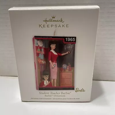 Hallmark Barbie Teacher Keepsake Ornament Student 60s Classroom Christmas 2012 • $24.99