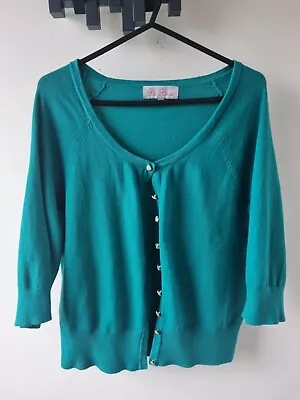 Matalan Green Cardi Size 14 • £3.50