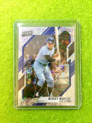 Mickey Mantle LAZER PRIZM SILVER VIP CARD - 2022 National VIP 2021 • $44.96