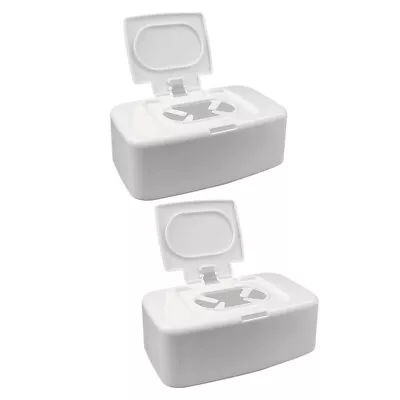  2pcs Tissue Holder Napkin Dispenser Wipes Storage Box Tissue Storage Box Wipe • £11.38