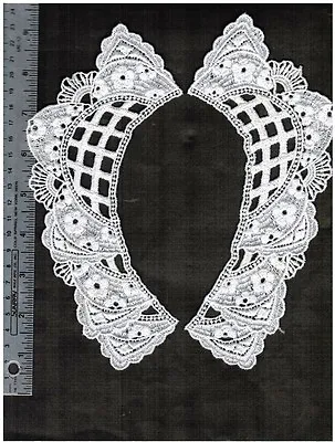 Gorgeous Venise Lace Applique Ivory Quilt Jewelry Rayon Craft Floral L&R #1549v • $7.95