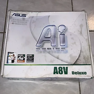 $5 • Buy ASUS  A8V-E Deluxe , Socket 939, AMD  Motherboard BOX ONLY