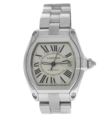 $3395 • Buy Cartier Roadster 2510 W62025V3 Date Stainless Steel 38MM Automatic Men's Watch