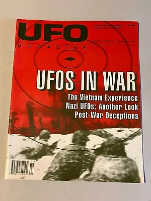 UFO Magazine July August 1995 War Vietnam Vtg 1990s Magazine • $12.11