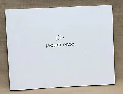 JAQUET DROZ Booklet Tonneau GMT Hommage Londres 1774 Warranty Certificate BLANK/ • £149.99