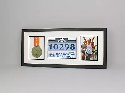 Medal Display Frame For Race Bib (21x15cm) Marathon Medal And Photo. • £38