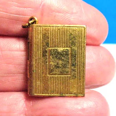 Gold Filled Book Locket Vintage With Pictures 3 Grams • $85