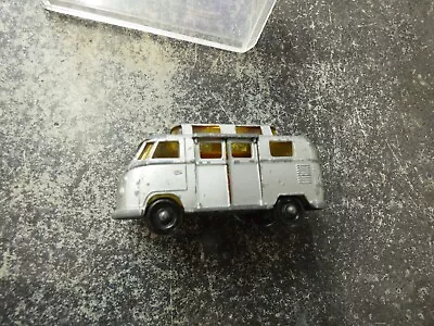 Matchbox Volkswagen Camper Silver Series No 34 Made In England 1960s Lesney • $13.99