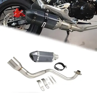 2014-2024 Tail Mid Pipe Exhaust System Muffler Slip-On For Honda Grom MSX125 ABS • $85.99