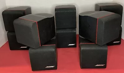 BOSE Lifestyle Jewel Mini Double Cube Speakers Black TESTED/5 Lot • $100