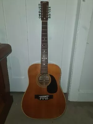 Fender 1975 F55-12 12 String Acoustic Guitar • $200