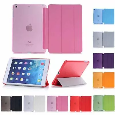 $10.95 • Buy Smart Cover Hard Back Case For Apple IPad 9th 8th 7th 6th Gen IPad6 5 4mini Air 