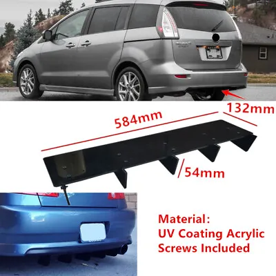 23x5  Fit For Mazda 5 2006-2010 1 Rear Bumper Lower Diffuser Fin Splitter Trim  • $41.12