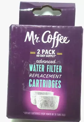 Mr Coffee 2 Pack Water Filter Replacement Cartridges 60 Day Supply New • $12.85