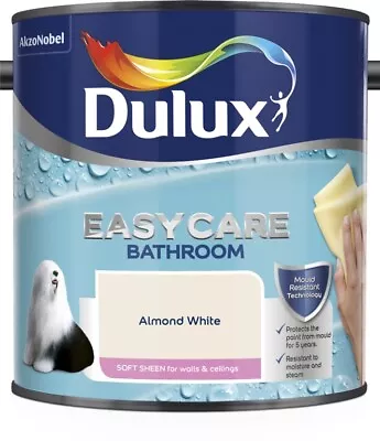 Dulux Bathroom Easycare - Soft Sheen Bathroom Emulsion - All Colours • £24.99