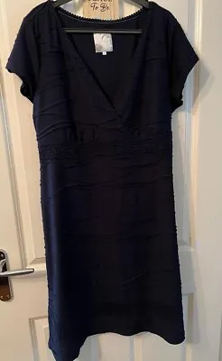 £17.99 • Buy John Rocha Navy Dress Size 18 