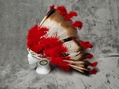 $50 • Buy Indian Headdress Adult Native American Costume Feather Fancy Hat War Bonnet