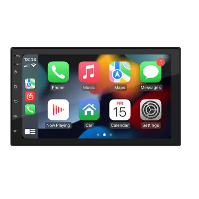 Android Car Stereo Radio Bluetooth MP5 Player Double 2DIN Head Unit GPS Navi • $65.59