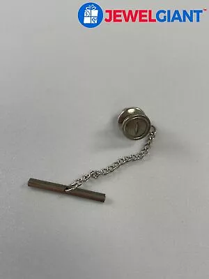 Signed Sterling Silver Men's Tie-tack Vintage 3.4 G #di677 • $14.99