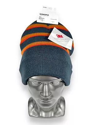 Sonoma The Everyday Beanie Hat 3M Thinsulate Blue And Orange • $12.50