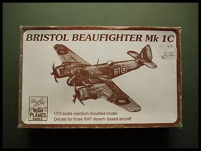High Planes Models Bristol Beaufighter Mk 1C 1:72 Model Kit • £52.95