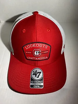 MiLB Chattanooga Lookouts Cincinnati Reds '47 Brand Men's One Size Trophy Hat • $11.98