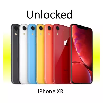 (8+/10 Condition) Apple IPhone XR 64GB Unlocked Verizon AT&T Tracfone Sprint  • $160