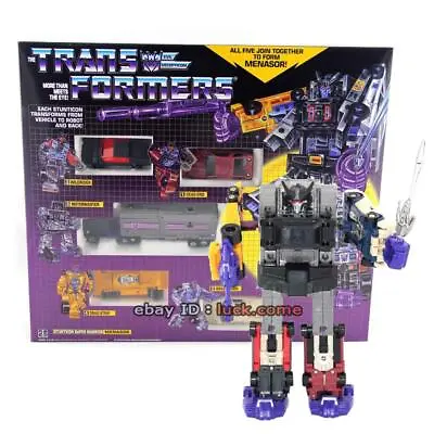 Transformers G1 Menasor Stunticons Reissue Action Figure Robot Toy Collect Gift • $85.37