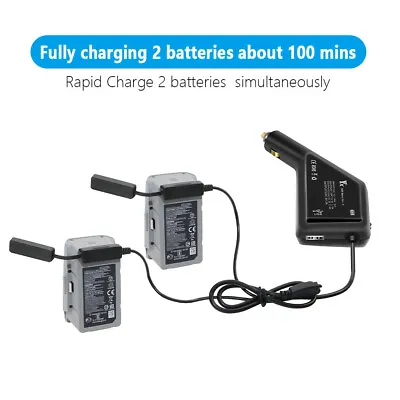 $41.82 • Buy 3in1 Car Charger Adapter For DJI Mavic Air 2 Remote Control & Battery Charging