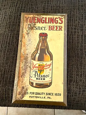 $499.99 • Buy Rare 1930's Yuengling's Beer Toc Tin Over Cardboard Sign Yuengling Pottsville Pa