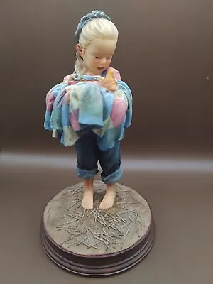 Mama Says.... Guard Your Treasures Figurine Demdaco Girl W/ Kitten • $49.99