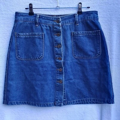 $29.95 • Buy Pull And Bear Denim Mini Skirt