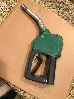 Vintage Used OPW Green Hand Guard Gas Pump Nozzle Mancave Shop Décor For Parts • $24.99