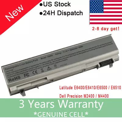 New Battery For Dell Latitude E6400 E6410 E6500 E6510 PT434 W1193 4M529 Laptop • $15.99