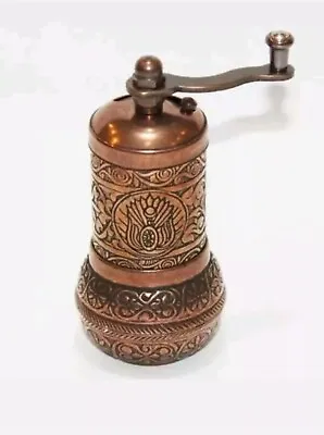 Traditional Turkish Pepper Salt Coffee Spice Grinder Mill 4.3 Inch UK Stock Gift • £8.09