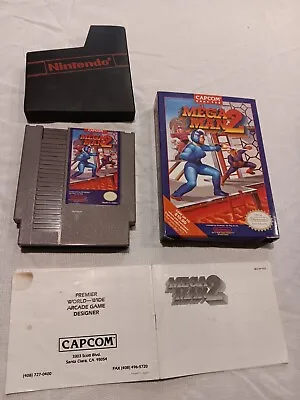 Mega Man 2 (Nintendo NES 1989) Complete With Box User Manual Sleeve • $158.95