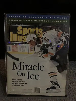 Sports Illustrated Lemieux Miracle On Ice 1993 Masters Augusta Langer Bo Jackson • $25