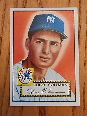 1952 Topps Jerry Coleman #237 YANKEES No Creases Ink Or Pencil Mark Nice Corners • $25