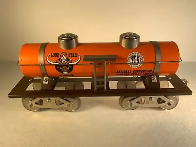 McCOY TRAINS 1000-77 TCA 1977 HOUSTON LONE STAR TANK CAR OB (STANDARD GAUGE) • $77.50