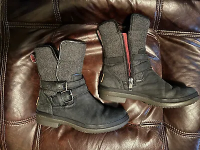 UGG Fashion Boots Women's Size 11 Gray Leather Style 1005269 Waterproof • $39.50