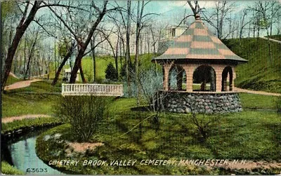 1910. Manchester Nh. Cemetery Brook Valley Cemetery. Postcard Xz15 • $7